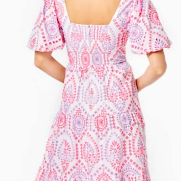 Lilly Pulitzer 16 NWT Katalina Midi Eyelet Dress - Picture 3 of 6